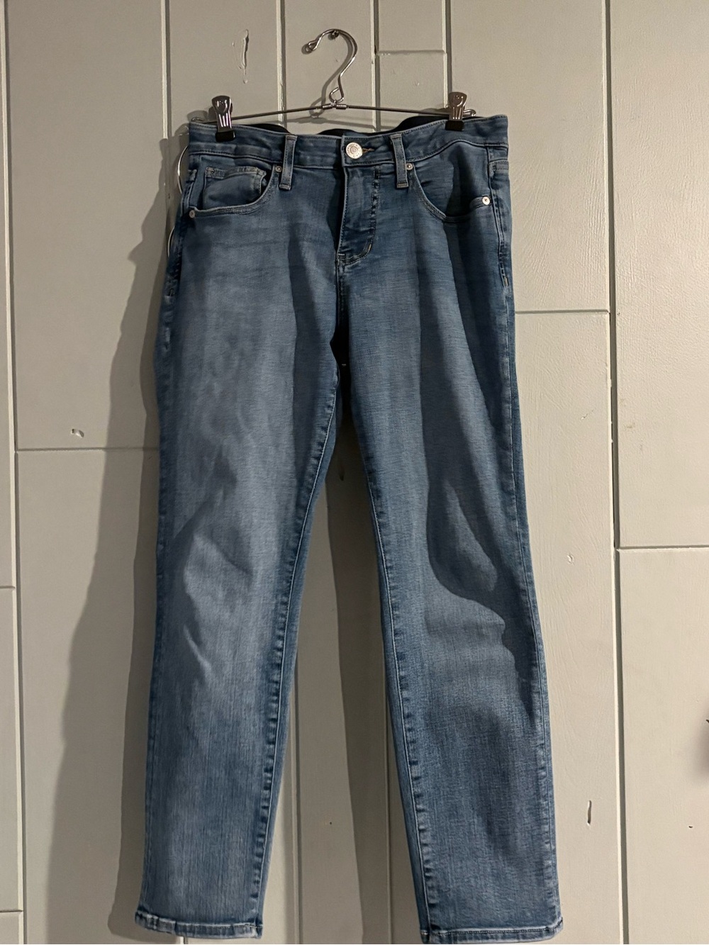 JAG Jeans Women’s Size 4 Petite Straight Leg Jeans Medium Wash Stretch Denim
